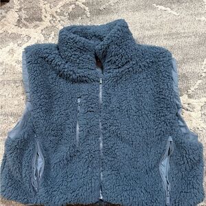 FP Movement by Free People Blue Fleece Vest